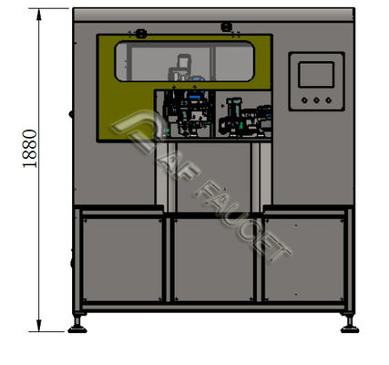 RTAF-RB0408-4-Spindles 8 станций щетка для мелких деталей